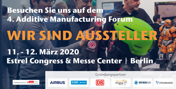 Additive Manufacturing Berlin in Berlin from 11-12 March 2020