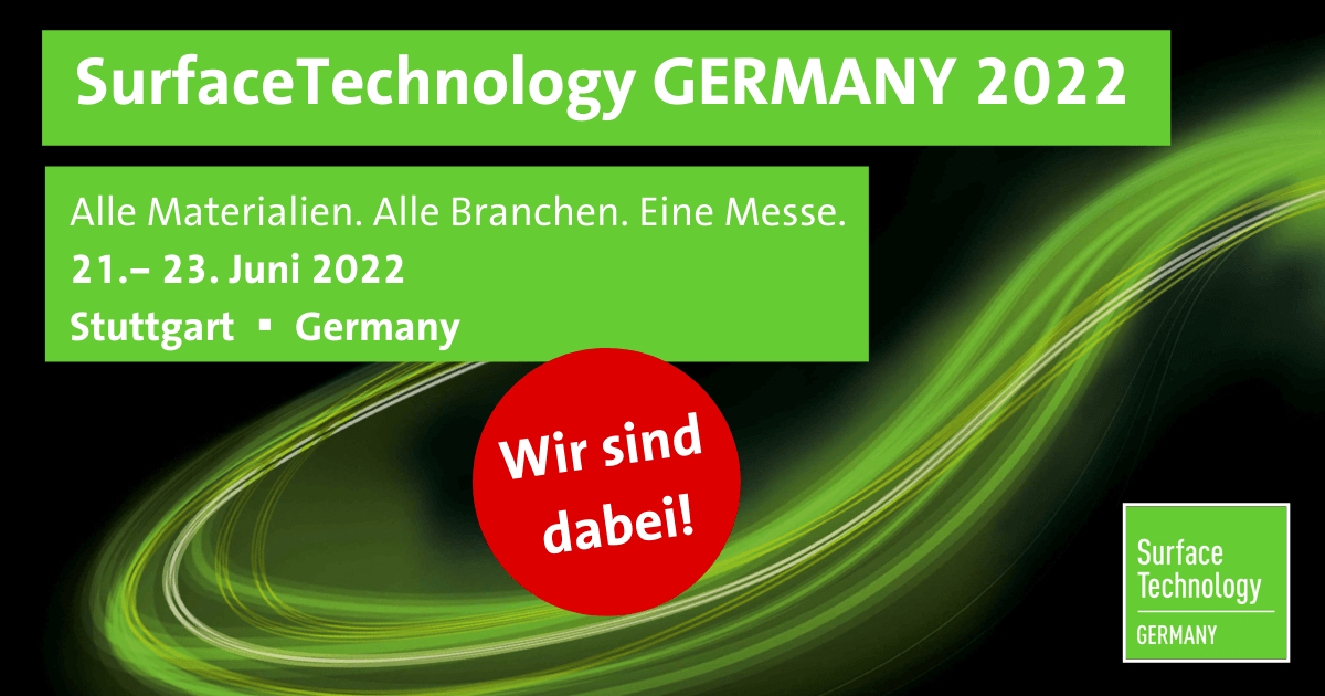 Surface Technology trade fair 2022 in Stuttgart